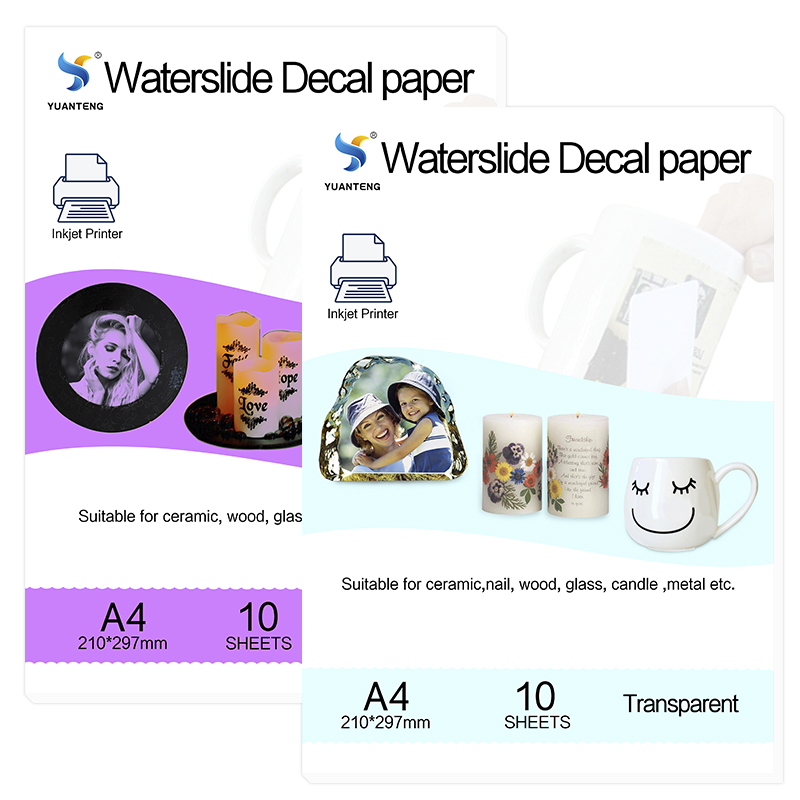 Ink Blotter Paper - A4 design claro waterslide decalque papel