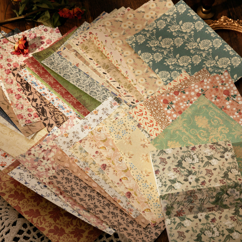 100 folhas vintage ins padrão  - Ink Blotter Paper avaliação e preço