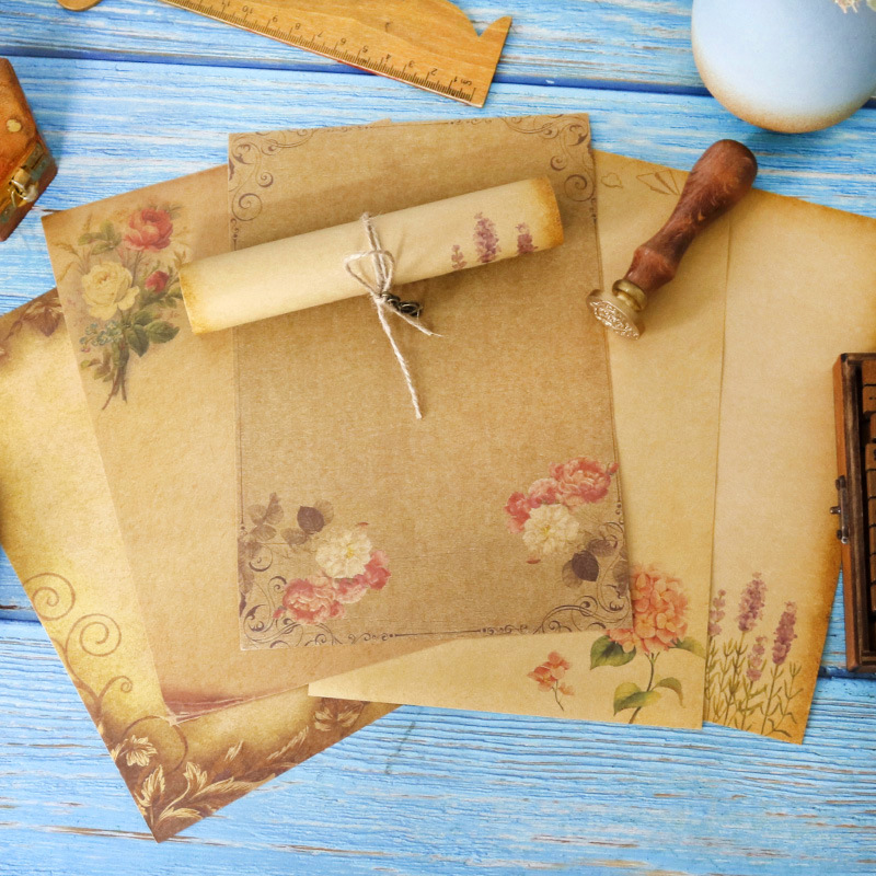 16 pçs papel de escrita vintag - Ink Blotter Paper avaliação e preço