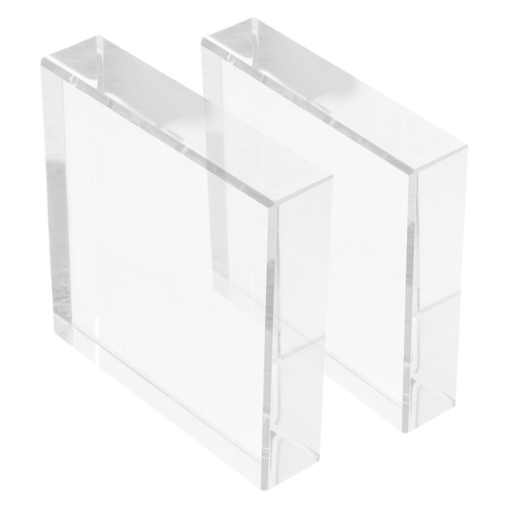 Peso de Papel Quadrado Transpa - Paper Weight Crystal avaliação e preço