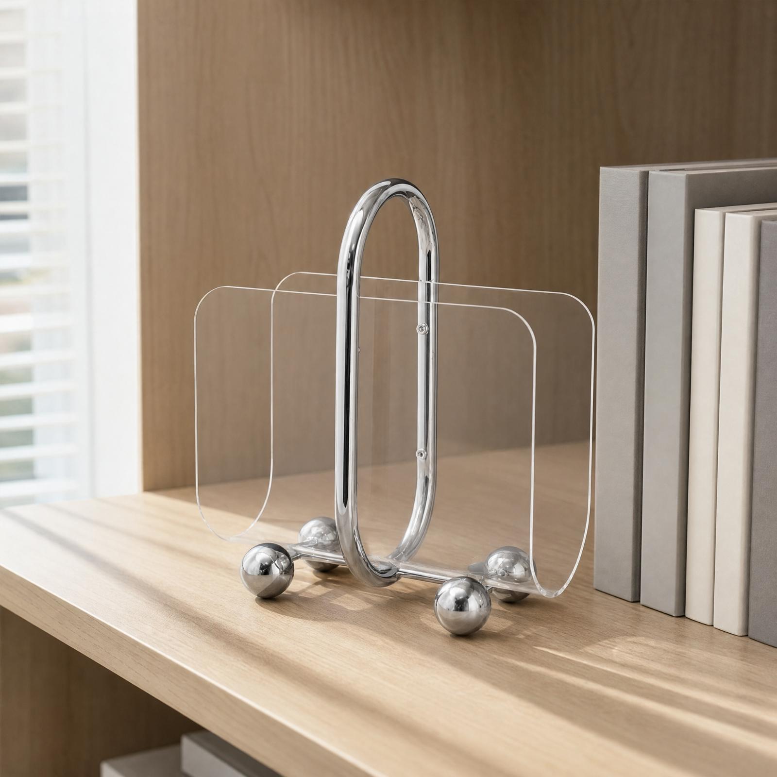 Estante de revistas e livros e - Magazine Holder Rack avaliação e preço