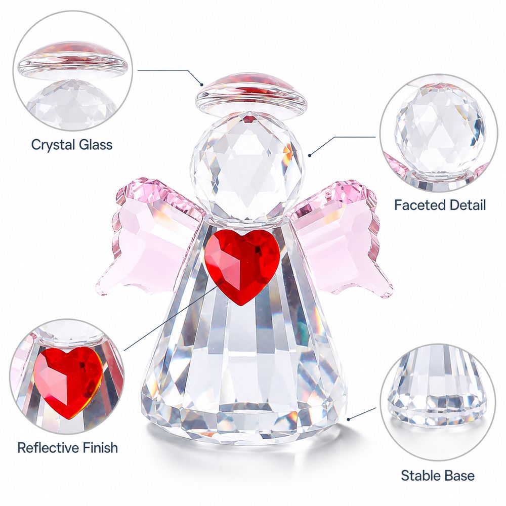 Nova Estatueta de Anjo de Cris - Paper Weight Crystal avaliação e preço